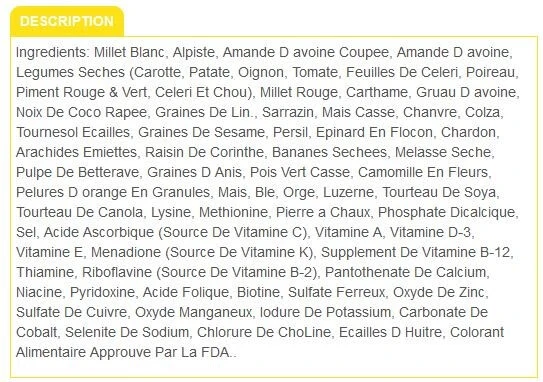 Nourriture Pour Perruches FRUITOMAX - Zoomax 2 Nourriture Pour Perruches FRUITOMAX - Zoomax - Image 2