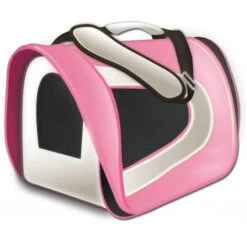 Cage De Transport En Tissu Tuff Carrier - Rose