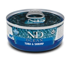 Nourriture En Boîte Au Thon Et Aux Crevettes Pour Chats - Farmina Océan