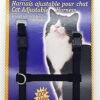 Harnais De Nylon Ajustable Pour Chat Hunter Brand - Noir