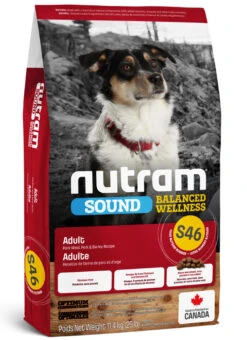 Nourriture Pour Chiens Adultes Au Porc - Nutram Sound S46