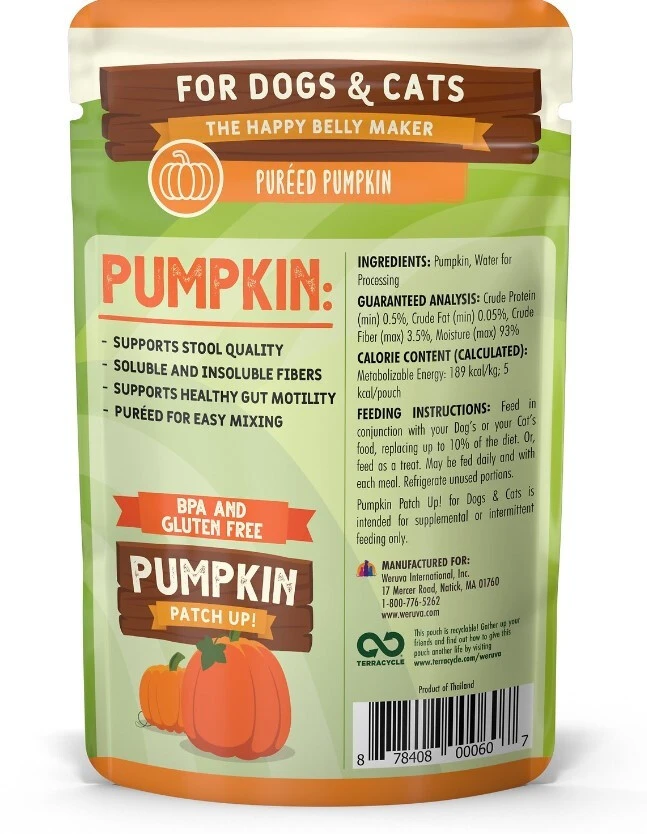 Supplément De Citrouille Pour Chiens Et Chats - Weruva 3 Supplément De Citrouille Pour Chiens Et Chats - Weruva - Image 3