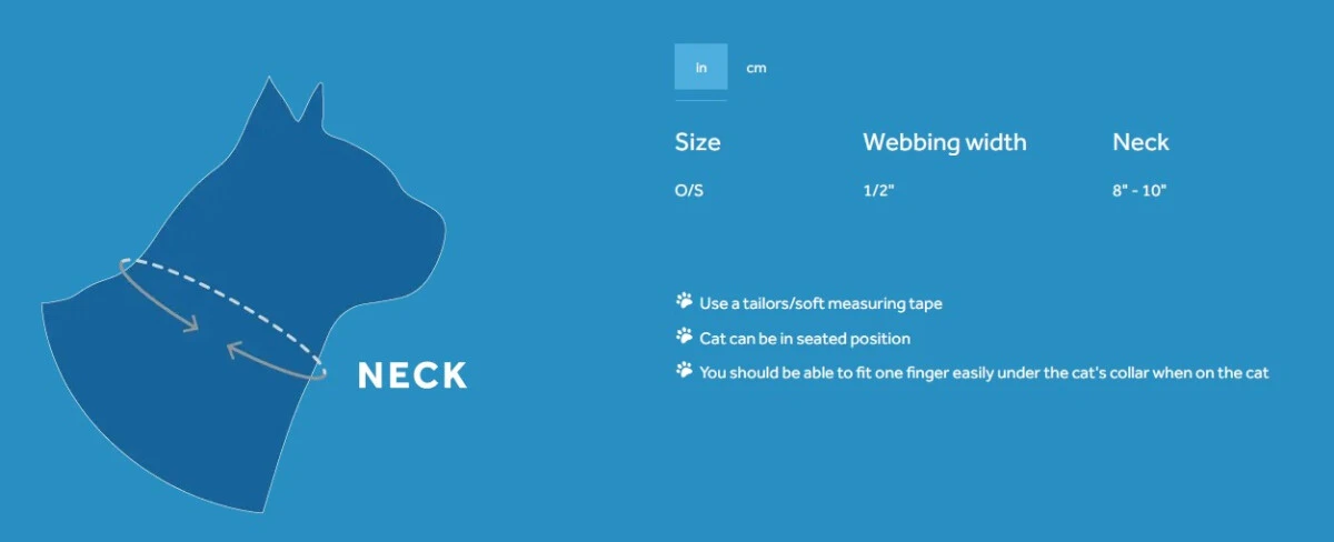 Collier En Nylon Ajustable Pour Chat Avec Motifs - Rc Pets 2 Collier En Nylon Ajustable Pour Chat Avec Motifs - Rc Pets - Image 2