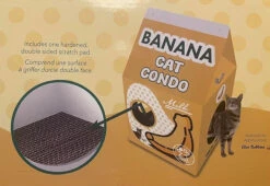 Condo Grattoir En Forme De Boîte De Lait Au Banane Pour Chats - Simon's -ANIMOBOUFFE SOLDES c1410 5 optimize