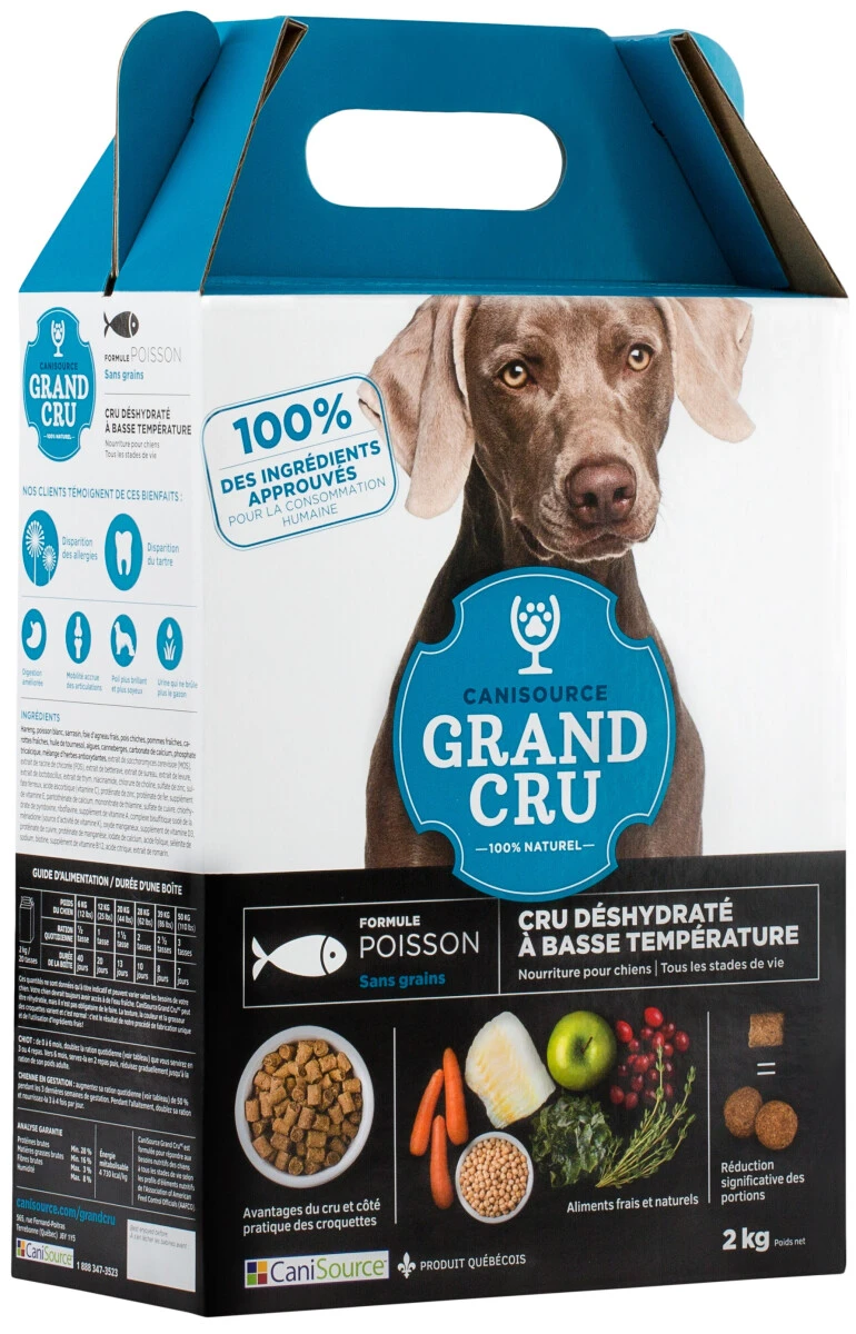 Nourriture Déshydratée Formule Poisson Pour Chiens - Grand Cru 1 Nourriture Déshydratée Formule Poisson Pour Chiens - Grand Cru