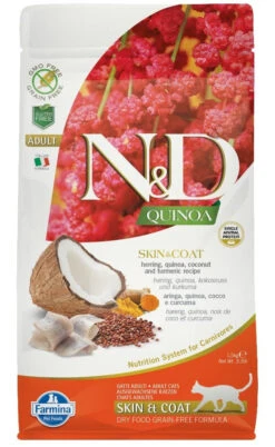 Nourriture Peau Et Pelage Au Hareng Pour Chats - Farmina Quinoa