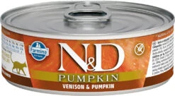 Nourriture En Boîte Au Cerf Pour Chats - Farmina Potiron