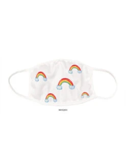 Masque En Tissu Antibactérien Lavable Avec Motif D'Arc-en-Ciel - Sarah Concept