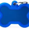 Médaille Pour Animaux Grand Os Bleu Avec Caoutchouc - MyFamily