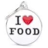 Médaille Pour Animaux I Love Food - MyFamily