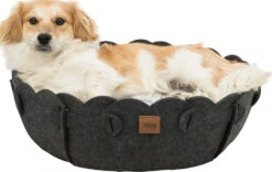 Lit Rond Elli En Feutre Gris Pour Petits Animaux - Trixie -ANIMOBOUFFE SOLDES tr1012 6 optimize