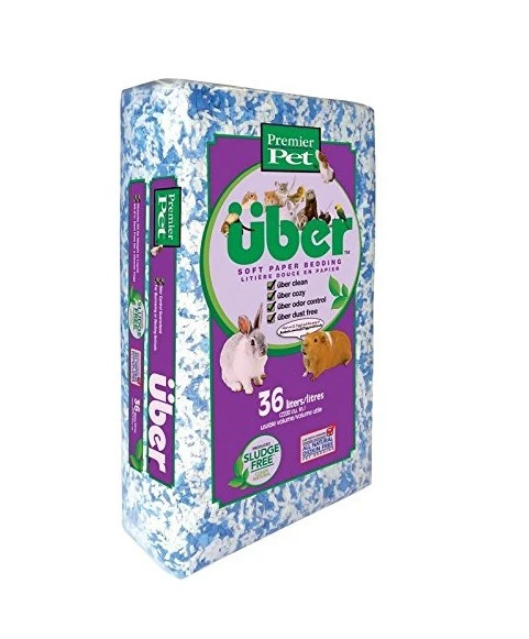 Litière De Papier Pour Rongeur 36L Bleu - Uber 1 Litière De Papier Pour Rongeur 36L Bleu - Uber