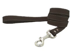 Laisse De Cuir Simple Brun - Arizona