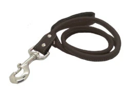 Laisse En Cuir Rond Brun - Arizona